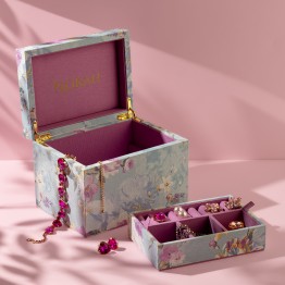 صندوق مجوهرات فيروز من مجموعة كوارتز